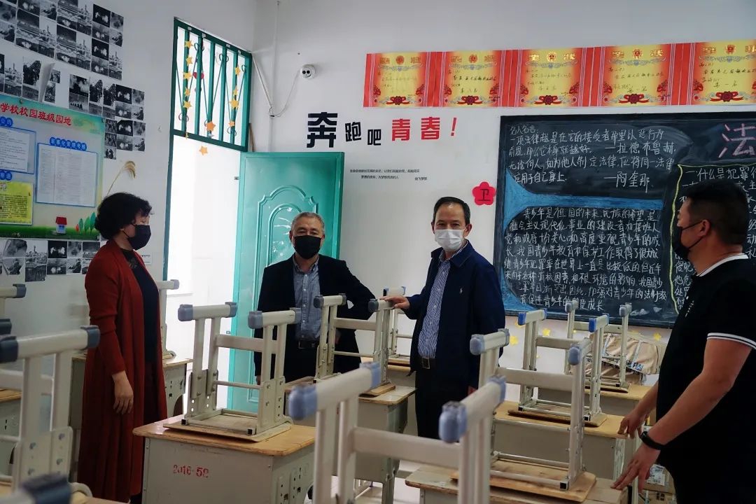 严把开学防疫关——吴守成局长带队督导技工学校复学准备工作